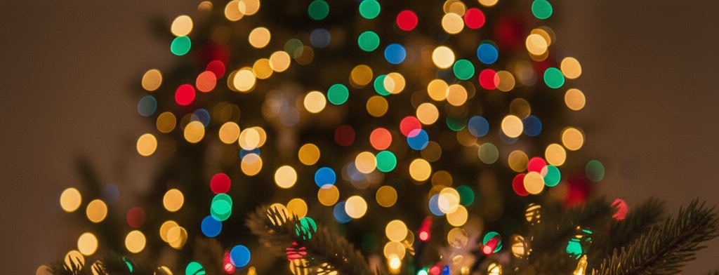 bokeh christmas lights Winston-Salem